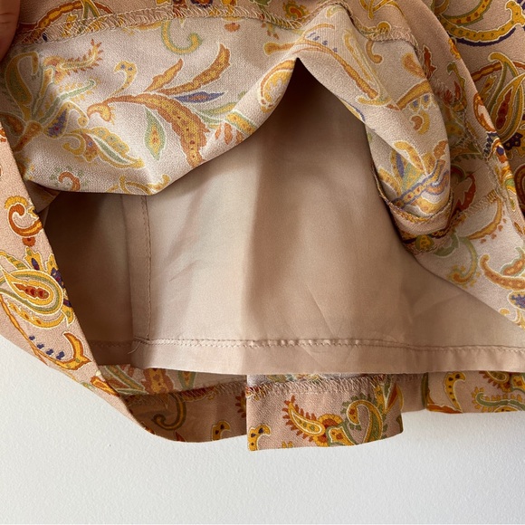 Vintage cottage core printed boho skirt - Picture 3 of 5